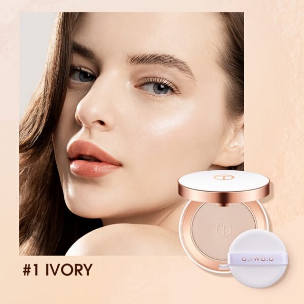 O.TWO.O 3 colors of silky moisturizing makeup setting powder, more delicate, no powder flying, full coverage, flawless makeup, long-lasting, 10/0.35oz, a must-have for all occasions - Image 6
