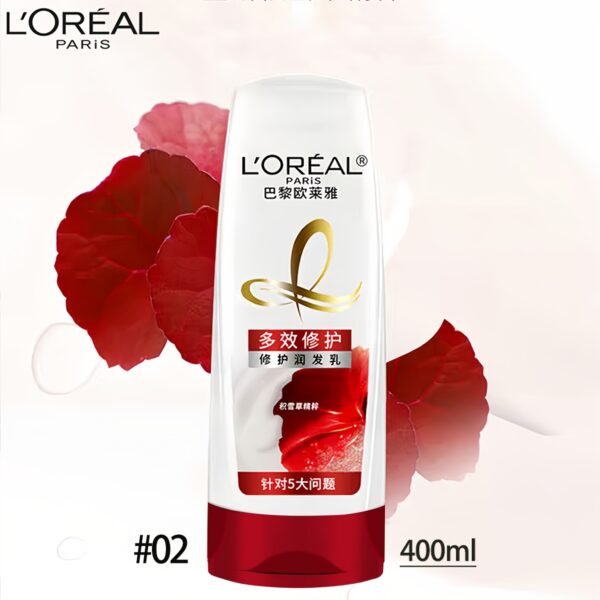 L'Oréal Paris Extraordinary Oil Shampoo & Conditioner - Smooth & Light, Multi-Effect Repair for Normal Hair, Improves Hair Quality, Soft & Manageable Hair, Hair Repair Shampoo|Smooth Hair Texture|Oil Infused Formula - Image 7