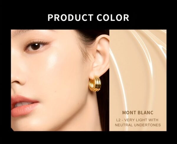 NARS Light Reflecting™ Advanced Skincare Foundation - Mini Size - Skincare Hybrid Foundation #MONT BLANC-LIGHT 2- 10ml, Nature Finish, Moisturizing, Medium Coverage, Liquid Form, Perfect for Dry Skin - Image 15