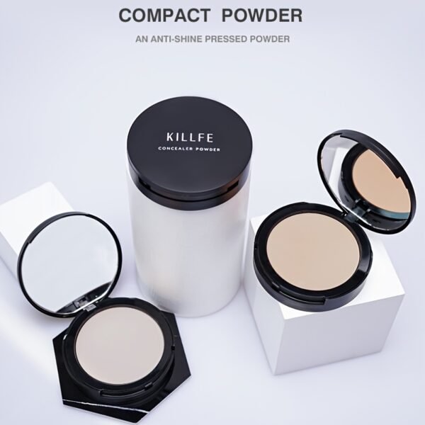 Long-Lasting Matte Finish Pressed Powder for Flawless Complexion and Controlled Shine - Image 8
