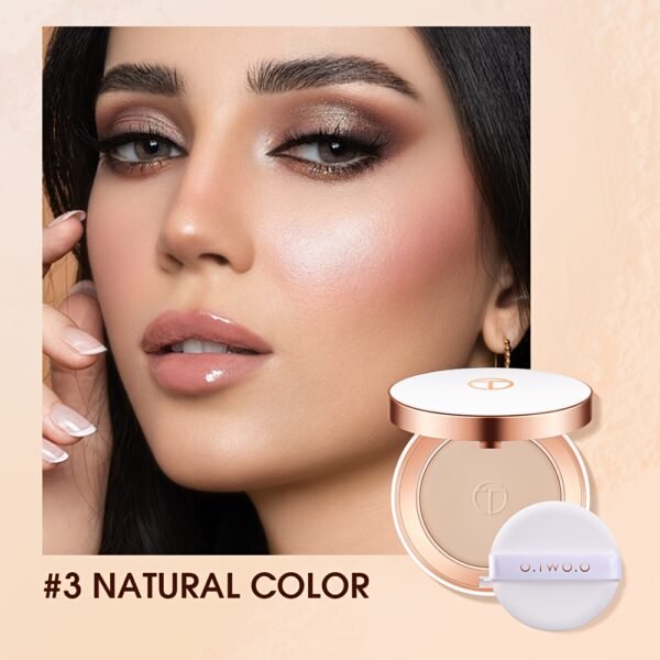 O.TWO.O 3 colors of silky moisturizing makeup setting powder, more delicate, no powder flying, full coverage, flawless makeup, long-lasting, 10/0.35oz, a must-have for all occasions - Image 10