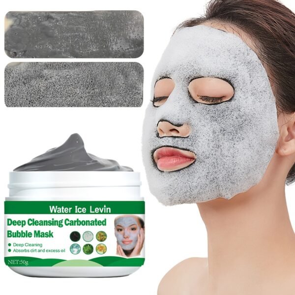 Volcanic Mud Bubble Mask, a Facial And Body Mud Mask That Cleanses Pores And Removes Blackheads, Suitable for Oily Skin, with a Moisturizing Formula Ideal for Dry And Sensitive Skin.