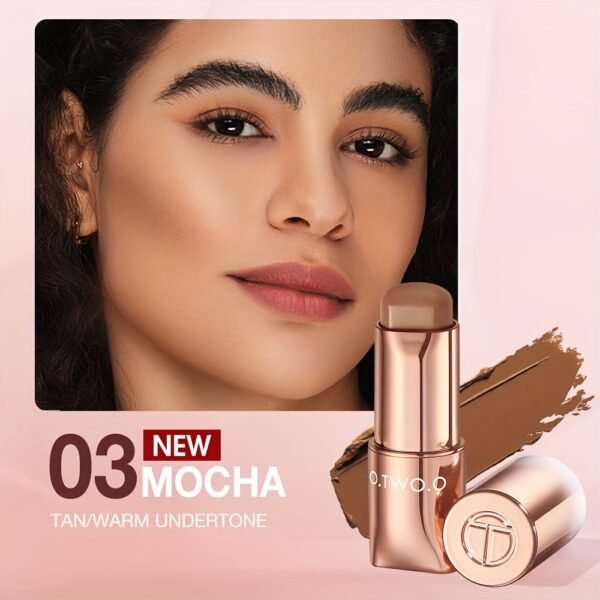 O.TWO.O Long-Lasting Bronze Stick - Creamy Texture, High-Definition Shaping Contour, Natural Makeup Look, Moisturizing, Easy Blending, Layering Concealer - Creates Flawless Glossy Finish, Perfect for Women 11g/0.39oz Daily Essentials otwoo - Image 8