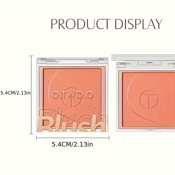 O.TWO.O Face Makeup Blush Palette 6 colors Powder quality High color rendering Smooth color Silky texture Long-lasting and non-smearing Autumn and Winter Style for a Three-Dimensional Fog Makeup Finish otwoo makeup for women - Image 8