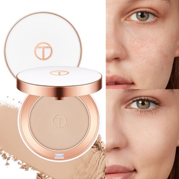 O.TWO.O 3 colors of silky moisturizing makeup setting powder, more delicate, no powder flying, full coverage, flawless makeup, long-lasting, 10/0.35oz, a must-have for all occasions - Image 7