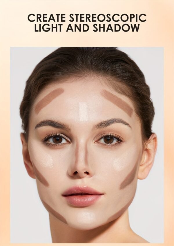 O.TWO.O 4 colors highlight makeup shadow contour stick double end brightens facial complexion and makes Light Beige more radiant perfect for giving as gifts on holidays to mothers and friends Daily Essential otwoo - Image 18