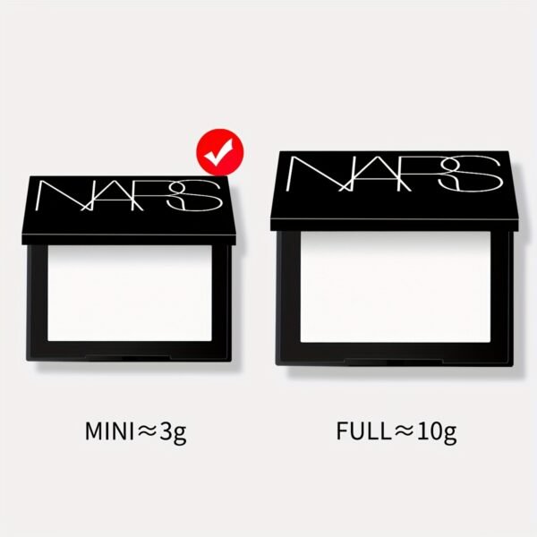 NARS Light Reflecting Setting Powder Pressed - 3g Mini Size, Oil-Control & Natural Finish, Lightweight Formula with Clear Powder for All Light Beige Types, Compact & Travel-Friendly - Image 8