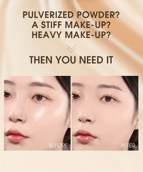O.TWO.O 3 colors of silky moisturizing makeup setting powder, more delicate, no powder flying, full coverage, flawless makeup, long-lasting, 10/0.35oz, a must-have for all occasions - Image 16