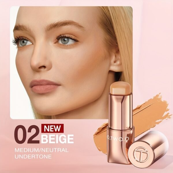 O.TWO.O Long-Lasting Bronze Stick - Creamy Texture, High-Definition Shaping Contour, Natural Makeup Look, Moisturizing, Easy Blending, Layering Concealer - Creates Flawless Glossy Finish, Perfect for Women 11g/0.39oz Daily Essentials otwoo - Image 6