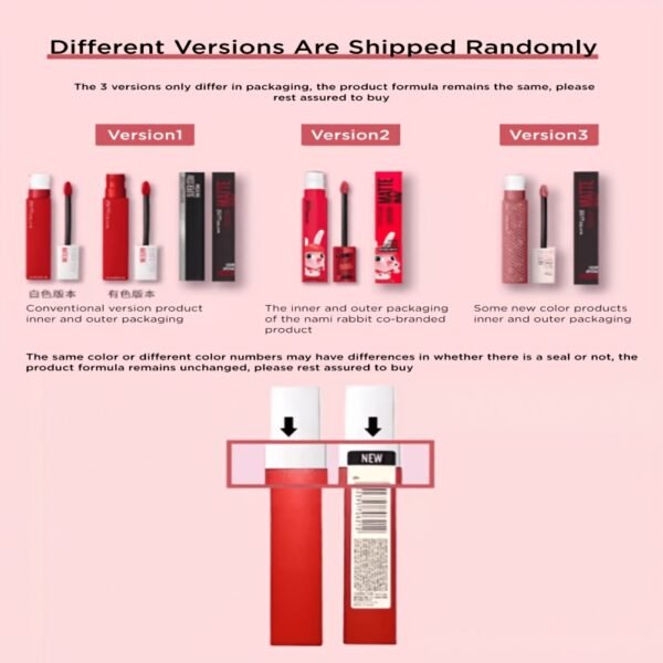 Maybelline Matte Liquid Lipstick - Long-Lasting Matte Lipstick, Non-Drying Formula, Kiss-Lock Technology, High Quality & Smudgeproof, Shade #480 (Deep Red/Orange-Brown) - for Everyday & Special Events - All Light Beige Types - 5ml - Image 5