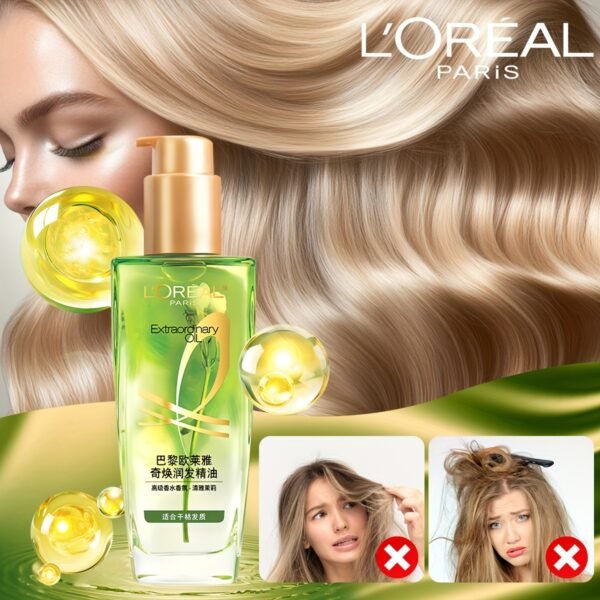 Paris Hair Nourishing Essential Oil, 100ml - Exfoliating & Moisturizing with Jasmine Scent, Ideal for Dry Hair Types, Intense Hydration Formula for Soft, Smooth Strands, Hair Care | Jasmine Scented Oil | Moisturizing Care, Hair Care Product - Image 5