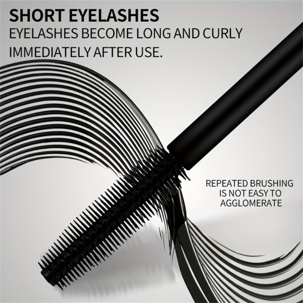 5pcs Set Long-Lasting Mascara, Waterproof and Sweat-Resistant, Volumizing and Curling, Suitable for Mascara Base and Everyday Look - Image 6
