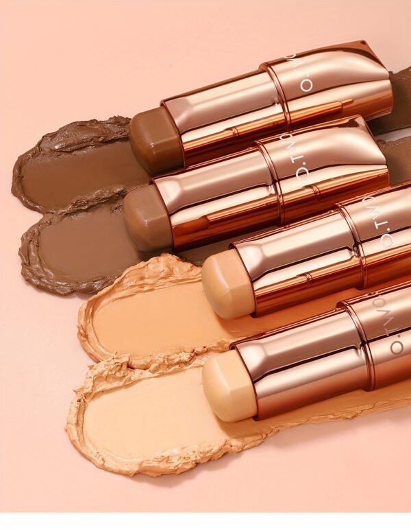 O.TWO.O Long-Lasting Bronze Stick - Creamy Texture, High-Definition Shaping Contour, Natural Makeup Look, Moisturizing, Easy Blending, Layering Concealer - Creates Flawless Glossy Finish, Perfect for Women 11g/0.39oz Daily Essentials otwoo - Image 22