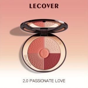 LECOVER Multifunctional Makeup Palette - Blush, Highlighter, Eyeshadow & Contour Powder - Soft, Non-Flaking, Skin-Friendly - Perfect for a Flawless Beauty Look - Ideal Christmas or Valentine'S Day Gift, Beauty Gift Item | Elegant Makeup | High Powder