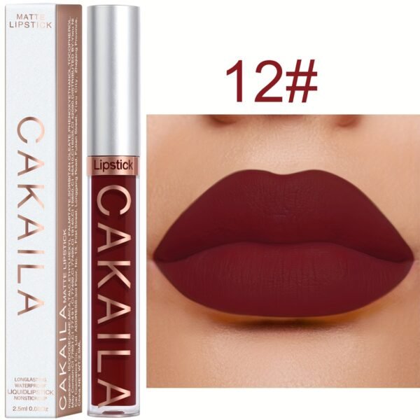 18pcs Waterproof Matte Lip Tint Set, Long-Lasting Nude Lip Color, Smooth and Sexy Lip Makeup, Valentine's Day Gift - Image 3