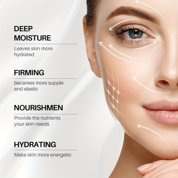 50ml/1.7oz Retinol Moisturizing Cream, Hypoallergenic, Enriched with 20% Retinol, Collagen, Hyaluronic Acid, Vitamins A.B.C.E, for All Skin Types, to Achieve Youthful, Hydrated Skin - Image 2