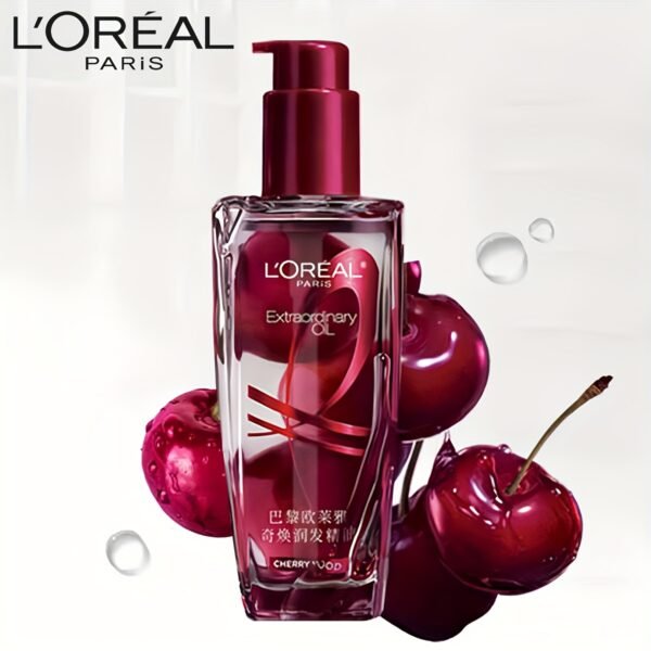 Paris Olye Beauty Refreshing & Cherry Blossom Essential Oil - 100ml, Suitable for All Hair Types, Natural Hair Care, Vibrant Bottle Design, Quality Perfume Bottle - Image 2