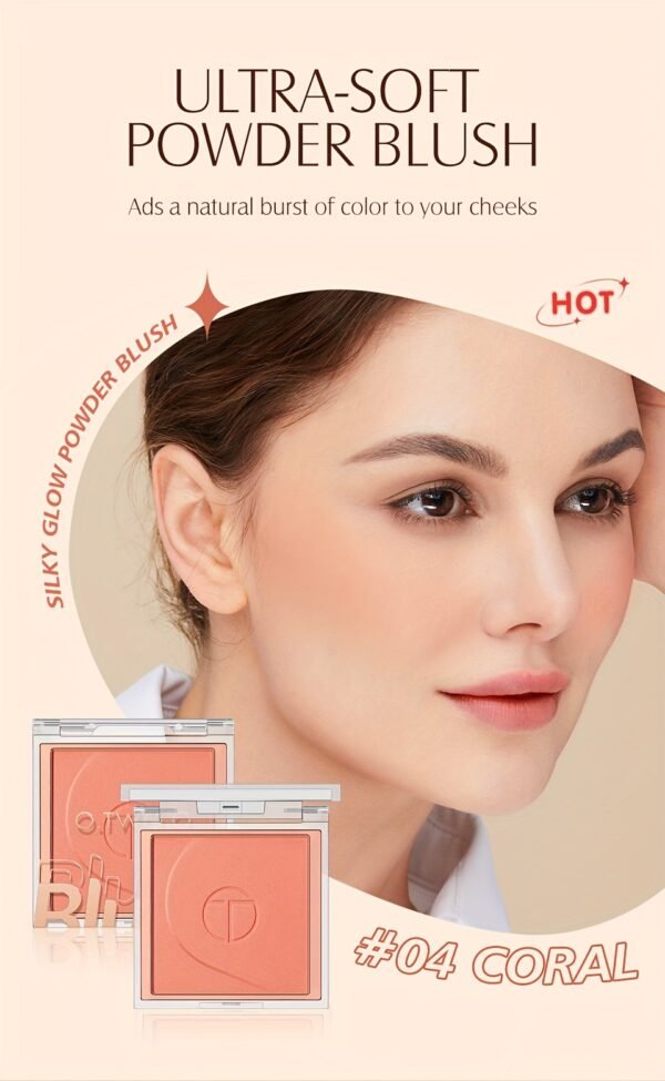O.TWO.O Face Makeup Blush Palette 6 colors Powder quality High color rendering Smooth color Silky texture Long-lasting and non-smearing Autumn and Winter Style for a Three-Dimensional Fog Makeup Finish otwoo makeup for women - Image 19