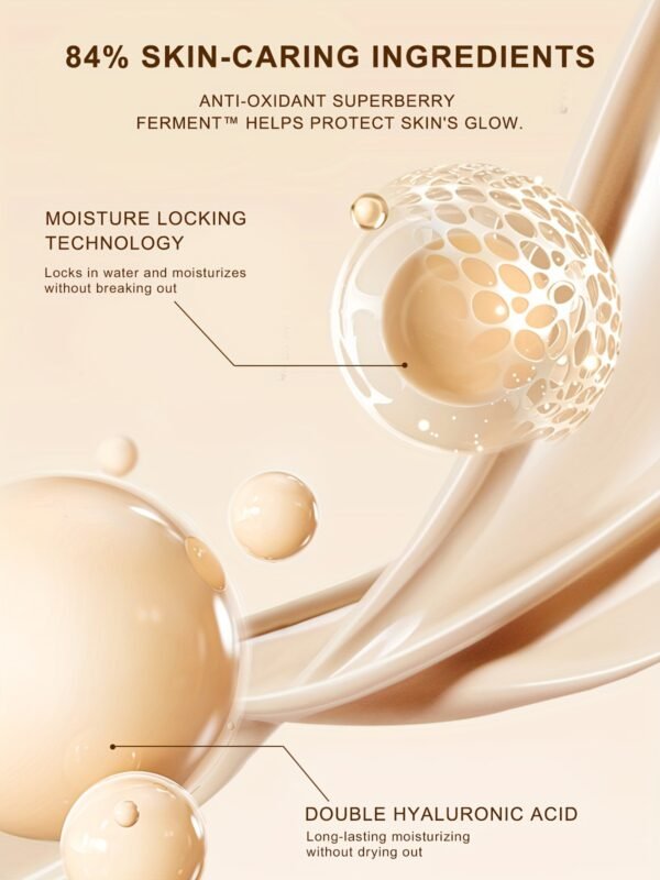 Estée Lauder Futurist Aqua Brilliance Makeup Foundation - 2C0 Cool Vanilla, 1fl.oz./30ml, Lightweight Matte Finish, Long-Lasting Hydration & Oil Control for Dry Skin, Natural Look Liquid Foundation - Image 14