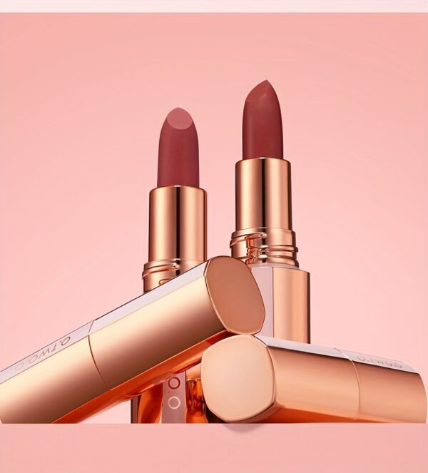 O.TWO.O Lipstick Matte Lip Gloss Waterproof And Non-Smearing Matte Lip Gloss for Girls Does Not Stick to Cups And Lasts for a Long Time Labiales Korean Makeup OTWOO Make Up for Women Girly Must Haves - Image 25