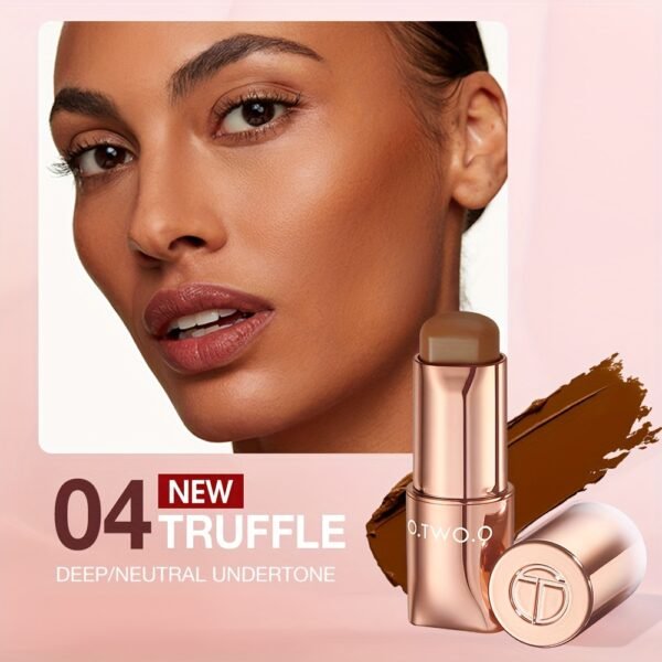 O.TWO.O Long-Lasting Bronze Stick - Creamy Texture, High-Definition Shaping Contour, Natural Makeup Look, Moisturizing, Easy Blending, Layering Concealer - Creates Flawless Glossy Finish, Perfect for Women 11g/0.39oz Daily Essentials otwoo - Image 10
