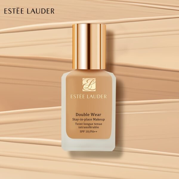Double Wear Stay-in-Place Makeup 10 1W2 SAND - 1 FL.OZ./ 30ML, Oil-Friendly, Medium Coverage, Hydrating Formula for Oily Skin, Natural Look, Stay-in-Place Effect