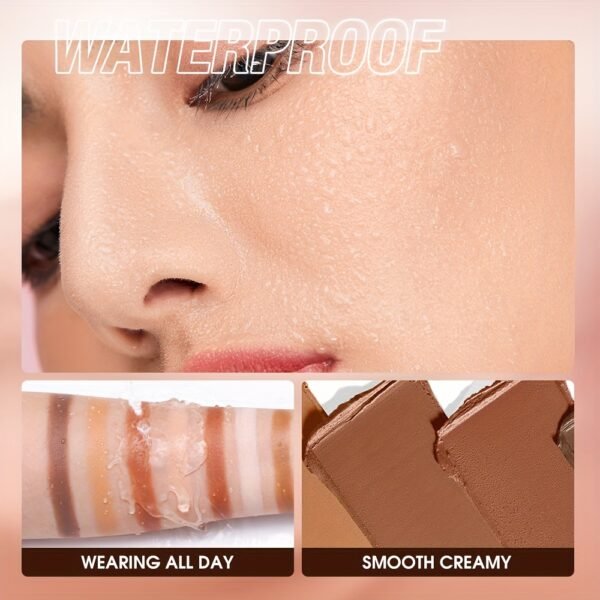 O.TWO.O 4 colors highlight makeup shadow contour stick double end brightens facial complexion and makes Light Beige more radiant perfect for giving as gifts on holidays to mothers and friends Daily Essential otwoo - Image 14