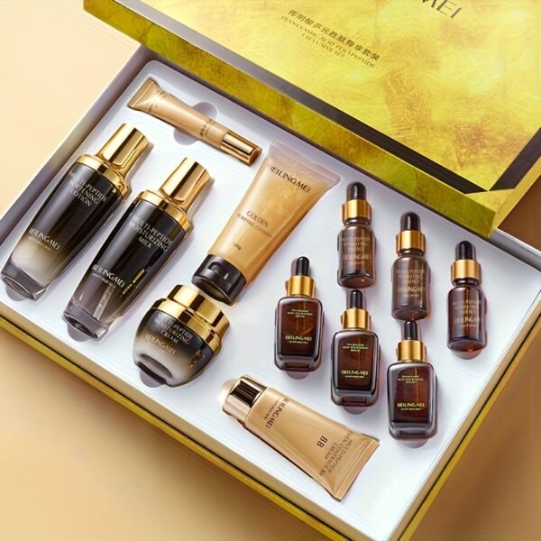 12pcss Tranexamic Acid Polypeptide Exclusive 12pcs Set, Rich in Plant Squalane, Collagen And Aloe Vera Essence, Suitable for Facial Skin Care, Making The Skin Smooth And Delicate, Firming The Skin, Suitable for Women of All Skin Types, Gifts for Mothers A - Image 4