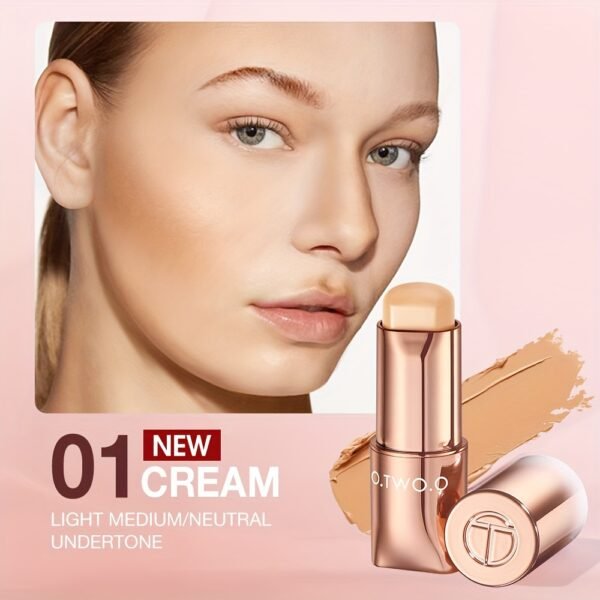 O.TWO.O Long-Lasting Bronze Stick - Creamy Texture, High-Definition Shaping Contour, Natural Makeup Look, Moisturizing, Easy Blending, Layering Concealer - Creates Flawless Glossy Finish, Perfect for Women 11g/0.39oz Daily Essentials otwoo - Image 5
