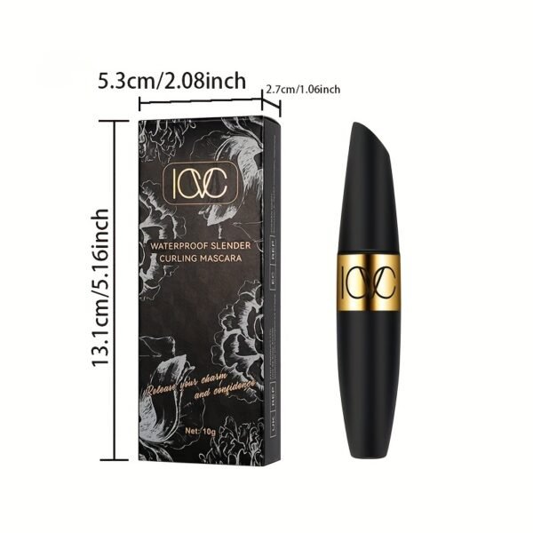 5pcs Set Long-Lasting Mascara, Waterproof and Sweat-Resistant, Volumizing and Curling, Suitable for Mascara Base and Everyday Look - Image 5