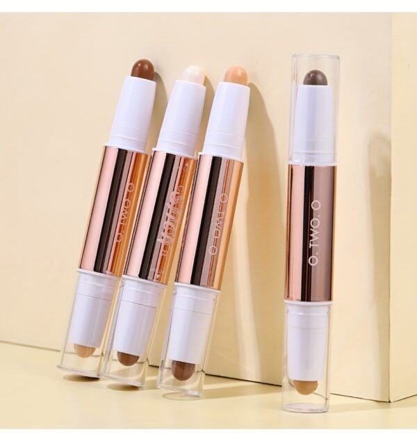 O.TWO.O 4 colors highlight makeup shadow contour stick double end brightens facial complexion and makes Light Beige more radiant perfect for giving as gifts on holidays to mothers and friends Daily Essential otwoo
