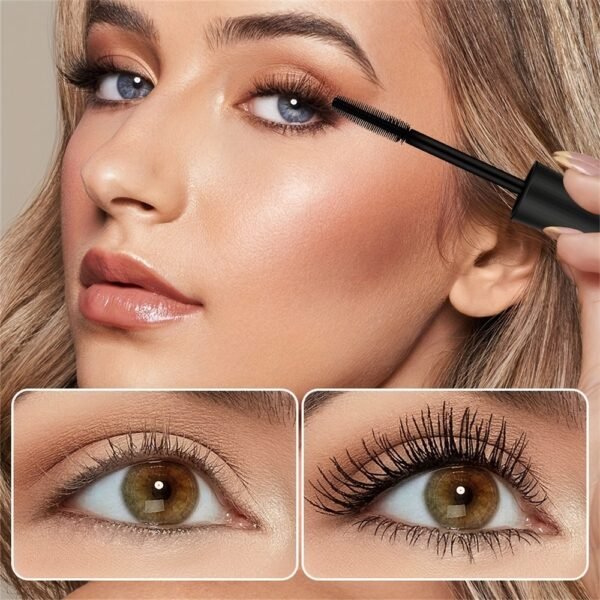 5pcs Set Long-Lasting Mascara, Waterproof and Sweat-Resistant, Volumizing and Curling, Suitable for Mascara Base and Everyday Look - Image 7