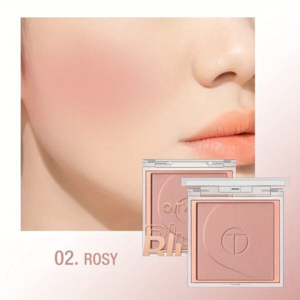 O.TWO.O Face Makeup Blush Palette 6 colors Powder quality High color rendering Smooth color Silky texture Long-lasting and non-smearing Autumn and Winter Style for a Three-Dimensional Fog Makeup Finish otwoo makeup for women - Image 7