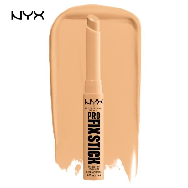 NYX Professional Makeup Pro Fix Stick Correcting Concealer - Buildable Medium Coverage, Natural Finish, Cream Form, All Skin Types, Fair & Brown Tones, Under 1 Fl Oz