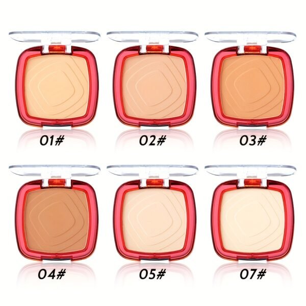 24H Matte Oil Control Pressed Powder - Sweat-Proof & Non-Patchy, Lightweight Medium Coverage with Natural Ceramic Formula for All Light Beige Types, Long-Lasting Shine Control & Flawless Finish - Image 22