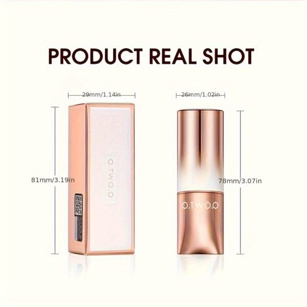 O.TWO.O Long-Lasting Bronze Stick - Creamy Texture, High-Definition Shaping Contour, Natural Makeup Look, Moisturizing, Easy Blending, Layering Concealer - Creates Flawless Glossy Finish, Perfect for Women 11g/0.39oz Daily Essentials otwoo - Image 7