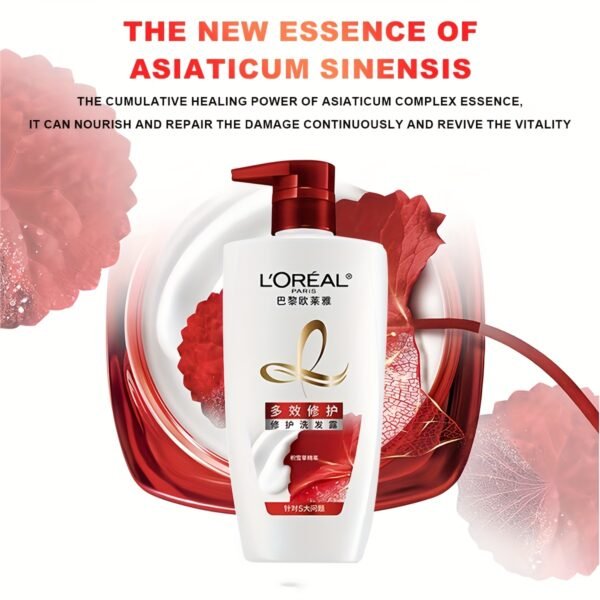 L'Oréal Paris Extraordinary Oil Shampoo & Conditioner - Smooth & Light, Multi-Effect Repair for Normal Hair, Improves Hair Quality, Soft & Manageable Hair, Hair Repair Shampoo|Smooth Hair Texture|Oil Infused Formula - Image 4