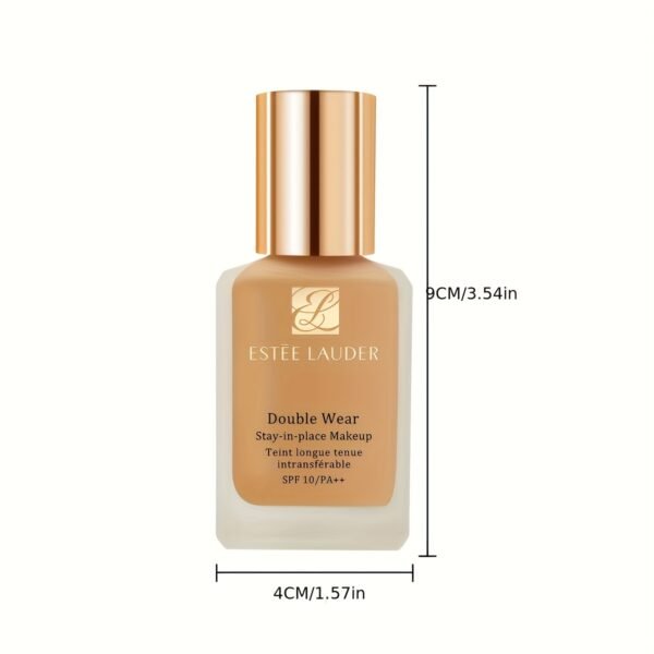 Double Wear Stay-in-Place Makeup 10 1W2 SAND - 1 FL.OZ./ 30ML, Oil-Friendly, Medium Coverage, Hydrating Formula for Oily Skin, Natural Look, Stay-in-Place Effect - Image 3
