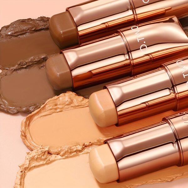 O.TWO.O Long-Lasting Bronze Stick - Creamy Texture, High-Definition Shaping Contour, Natural Makeup Look, Moisturizing, Easy Blending, Layering Concealer - Creates Flawless Glossy Finish, Perfect for Women 11g/0.39oz Daily Essentials otwoo - Image 14