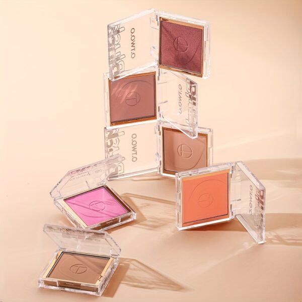 O.TWO.O Face Makeup Blush Palette 6 colors Powder quality High color rendering Smooth color Silky texture Long-lasting and non-smearing Autumn and Winter Style for a Three-Dimensional Fog Makeup Finish otwoo makeup for women - Image 3