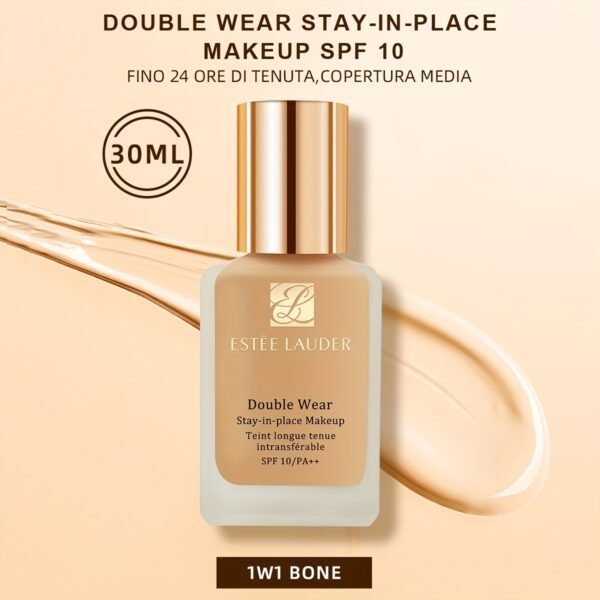 Double Wear Stay-in-Place Makeup 10 1W1 - 1 FL.OZ./30mL, Medium Coverage, Long-Lasting Foundation for Oily Skin, Light to Medium Skin Tone, Stay-in-Place Makeup | Medium Coverage Foundation | Liquid Foundation - Image 3