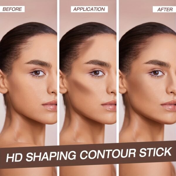 O.TWO.O Long-Lasting Bronze Stick - Creamy Texture, High-Definition Shaping Contour, Natural Makeup Look, Moisturizing, Easy Blending, Layering Concealer - Creates Flawless Glossy Finish, Perfect for Women 11g/0.39oz Daily Essentials otwoo - Image 11